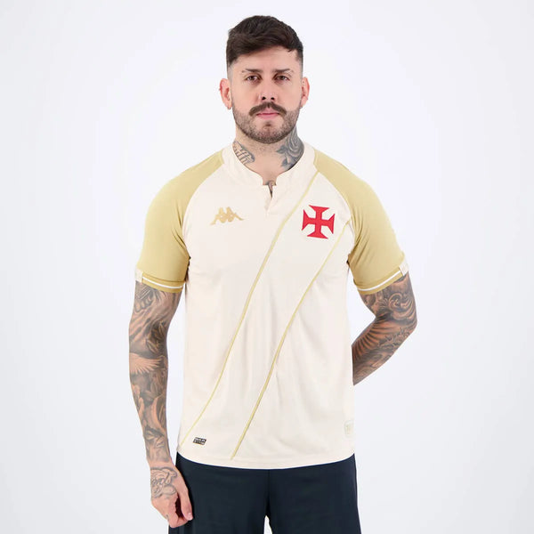 Camisa Vasco Lançamento - Resposta Histórica 24-25 - Bege