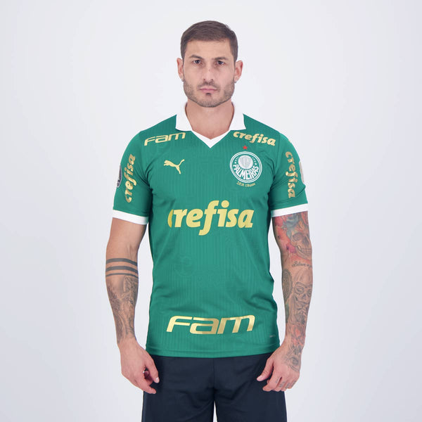 Camisa Palmeiras Verde 24-25 Home Full patrocínio
