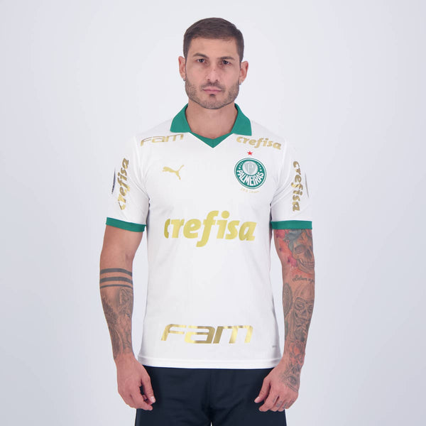 Camisa Palmeiras Branca 24-25 Away Full patrocínio