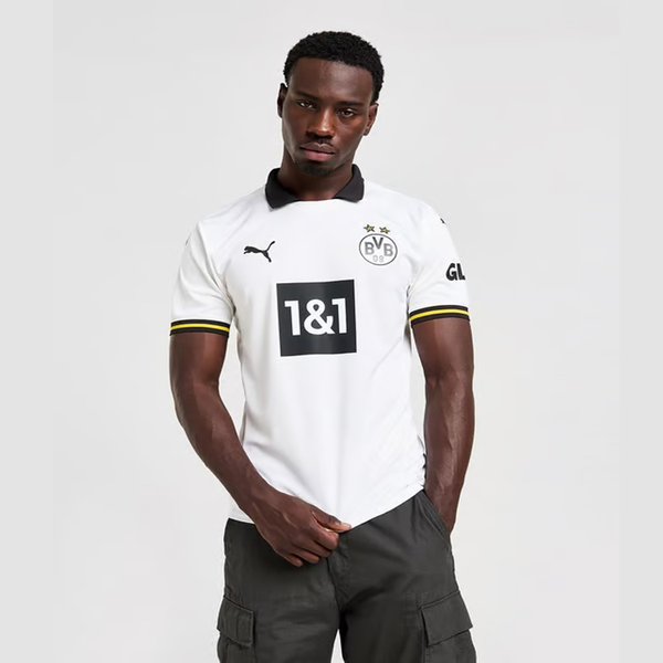 Camisa Borussia Dortmund Third 24/25 Torcedor Masculino  Branco