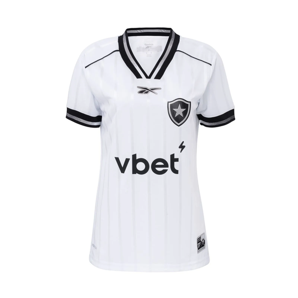 Camisa Branca Botafogo Feminina 25/26 PRÉ-VENDA VBET