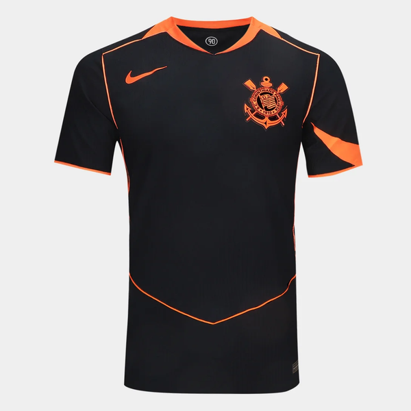 Camisa Timão 25/26 Versão Jogador Preta e Laranja PRÉ-VENDA