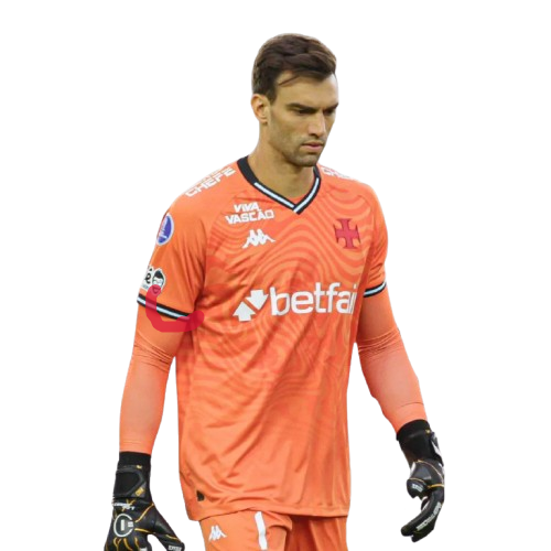 Camisa Vasco Goleiro Laranja 25/26 Com Patrocínios